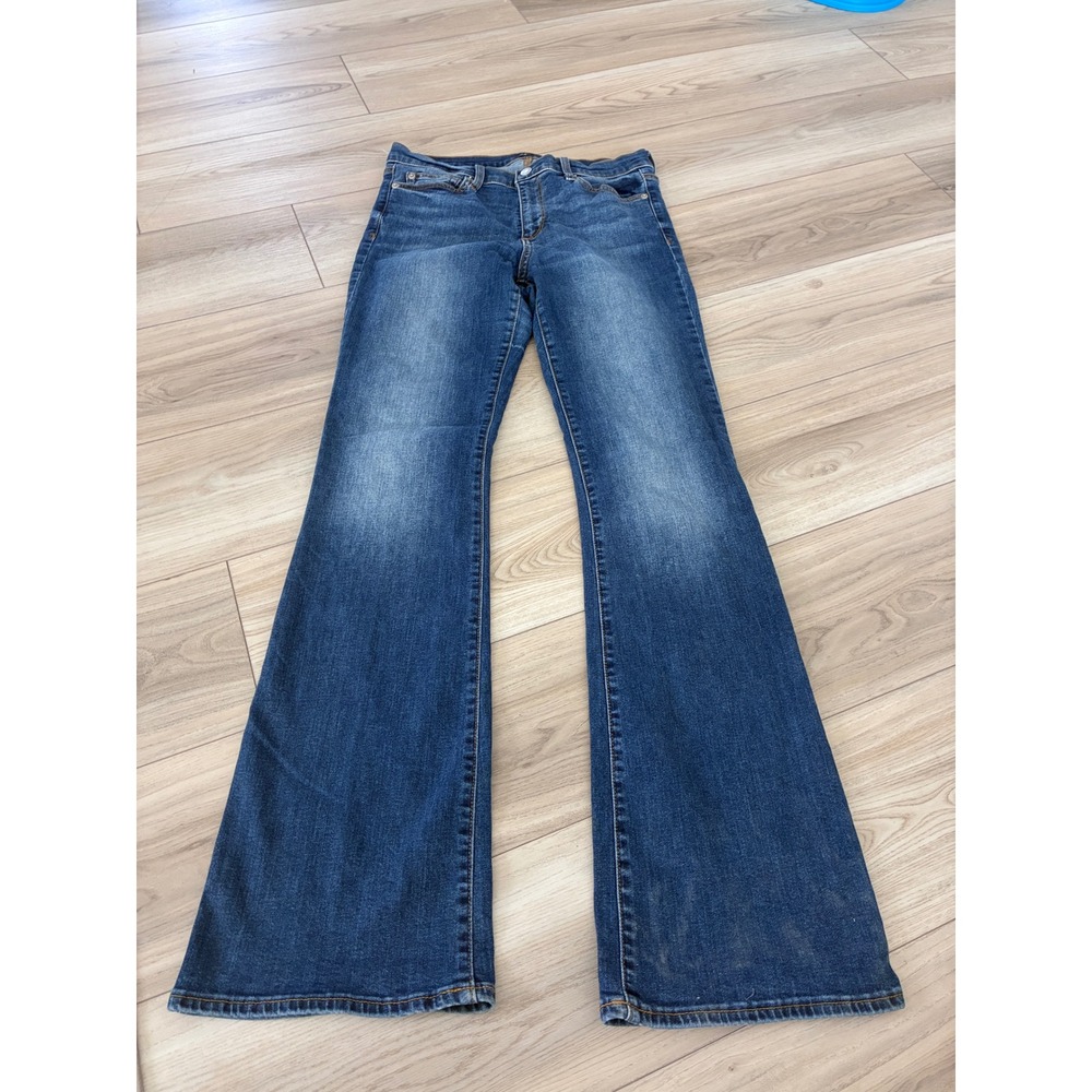 Gap Denim Perfect Boot Mid Rise Bootcut Jeans Medium Wash Blue 30R